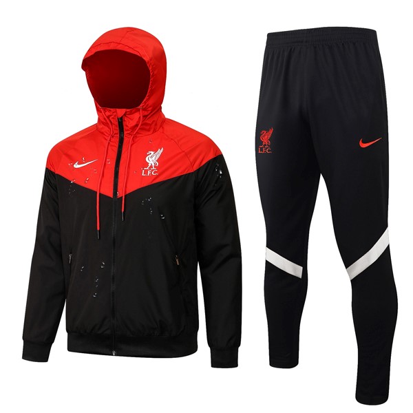 Rompevientos Liverpool 2022 Negro Rojo